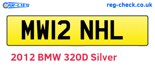 MW12NHL are the vehicle registration plates.