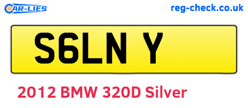 S6LNY are the vehicle registration plates.