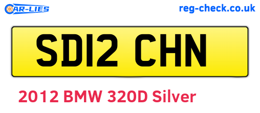 SD12CHN are the vehicle registration plates.