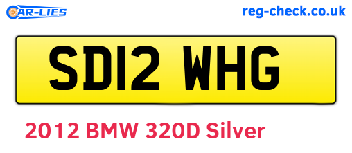 SD12WHG are the vehicle registration plates.