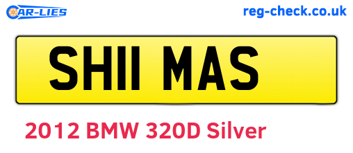 SH11MAS are the vehicle registration plates.