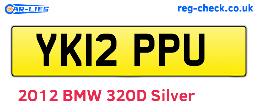 YK12PPU are the vehicle registration plates.