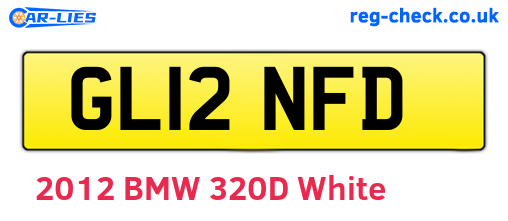 GL12NFD are the vehicle registration plates.