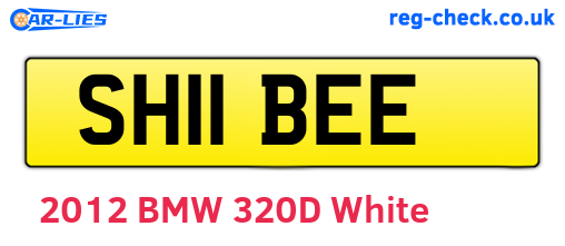 SH11BEE are the vehicle registration plates.