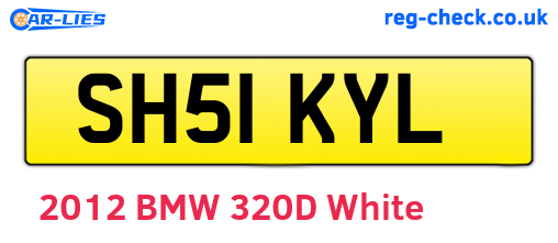 SH51KYL are the vehicle registration plates.