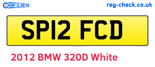 SP12FCD are the vehicle registration plates.