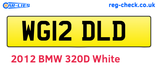 WG12DLD are the vehicle registration plates.