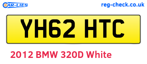 YH62HTC are the vehicle registration plates.