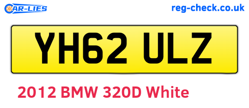 YH62ULZ are the vehicle registration plates.