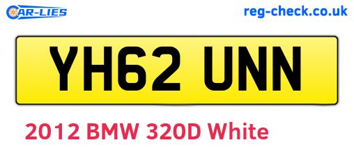YH62UNN are the vehicle registration plates.