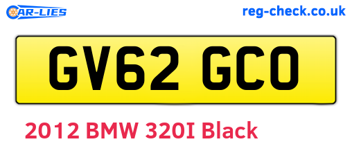 GV62GCO are the vehicle registration plates.