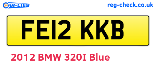 FE12KKB are the vehicle registration plates.