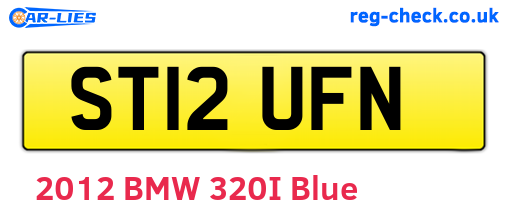 ST12UFN are the vehicle registration plates.