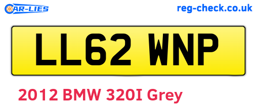 LL62WNP are the vehicle registration plates.