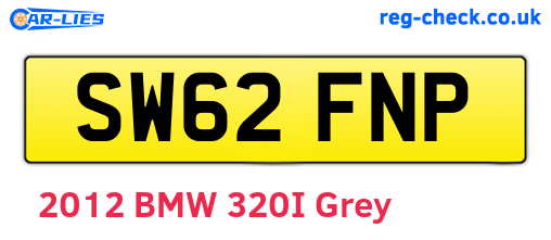SW62FNP are the vehicle registration plates.