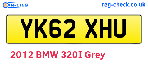 YK62XHU are the vehicle registration plates.