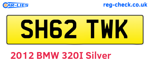 SH62TWK are the vehicle registration plates.