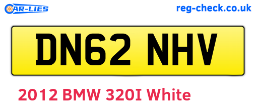 DN62NHV are the vehicle registration plates.