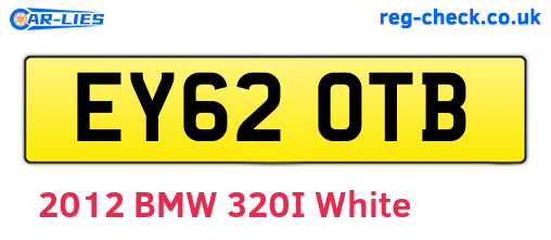 EY62OTB are the vehicle registration plates.