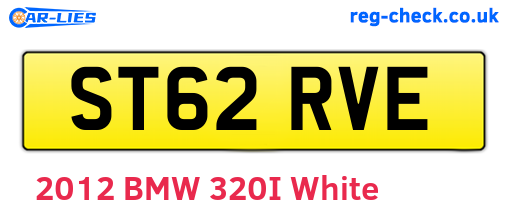 ST62RVE are the vehicle registration plates.
