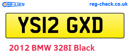 YS12GXD are the vehicle registration plates.