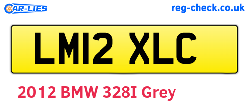 LM12XLC are the vehicle registration plates.