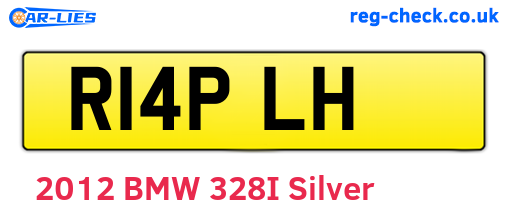 R14PLH are the vehicle registration plates.
