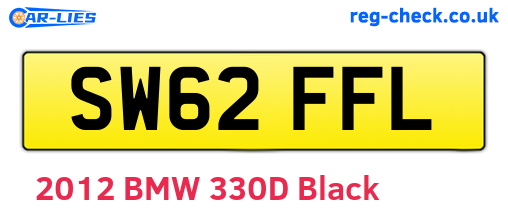 SW62FFL are the vehicle registration plates.