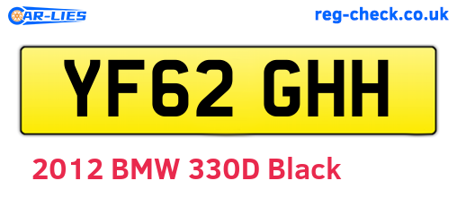 YF62GHH are the vehicle registration plates.