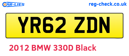 YR62ZDN are the vehicle registration plates.
