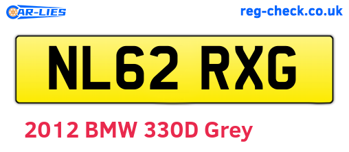 NL62RXG are the vehicle registration plates.