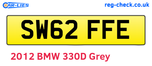 SW62FFE are the vehicle registration plates.