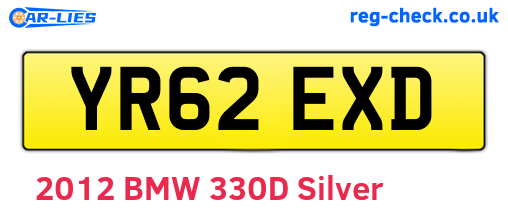 YR62EXD are the vehicle registration plates.