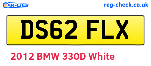DS62FLX are the vehicle registration plates.