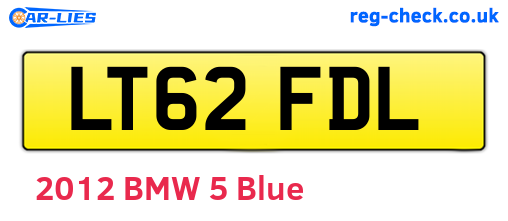 LT62FDL are the vehicle registration plates.