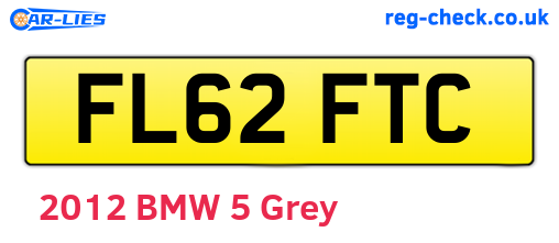 FL62FTC are the vehicle registration plates.