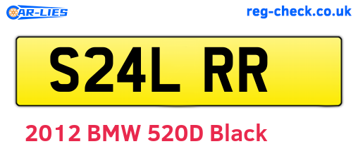 S24LRR are the vehicle registration plates.