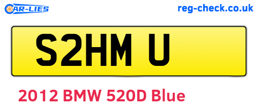 S2HMU are the vehicle registration plates.