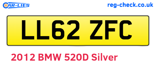 LL62ZFC are the vehicle registration plates.