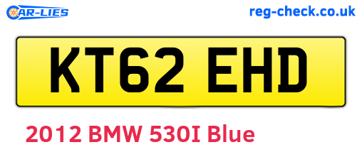 KT62EHD are the vehicle registration plates.