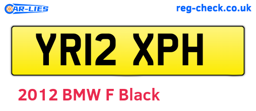 YR12XPH are the vehicle registration plates.