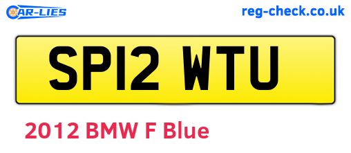 SP12WTU are the vehicle registration plates.