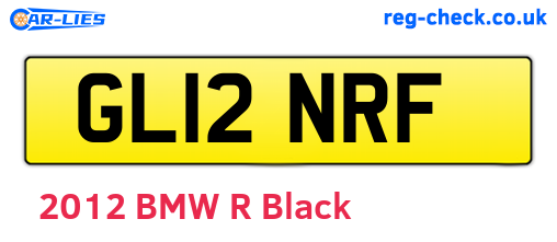 GL12NRF are the vehicle registration plates.