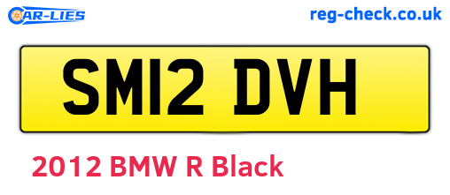 SM12DVH are the vehicle registration plates.