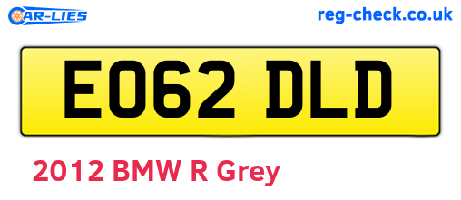 EO62DLD are the vehicle registration plates.