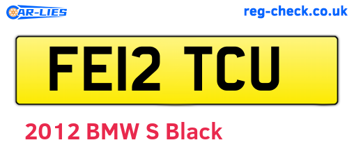 FE12TCU are the vehicle registration plates.