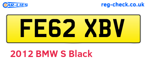 FE62XBV are the vehicle registration plates.