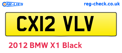 CX12VLV are the vehicle registration plates.