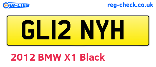 GL12NYH are the vehicle registration plates.