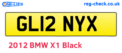 GL12NYX are the vehicle registration plates.
